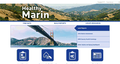 Desktop Screenshot of healthymarin.org